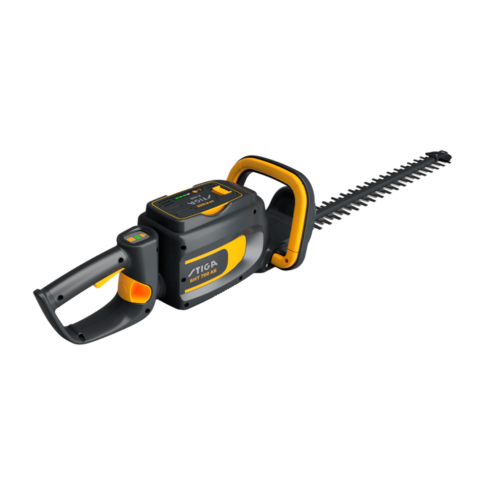 Stiga SHT 700 AE 48v Cordless Hedgetrimmer - Main Image - Rear-Right View - Right Facing.