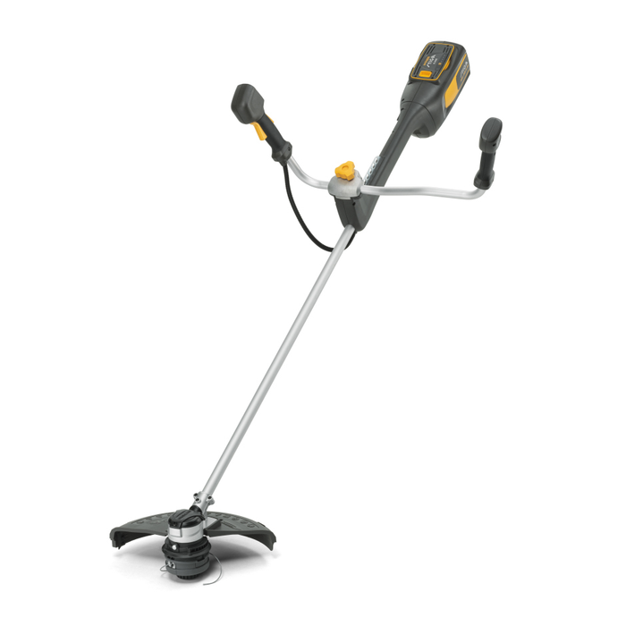 Stiga SBC 700 D AE 48v Cordless Brushcutter with ‘Cowhorn’ Handle - Main Image - Left Facing.