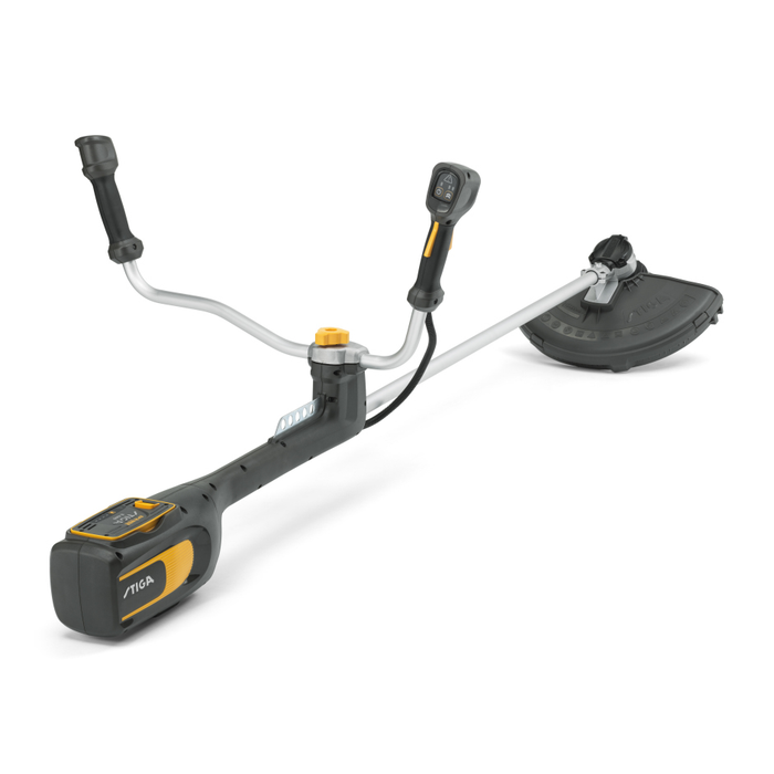 Stiga BC 700e B 48v Cordless Brushcutter with ‘Cowhorn’ Handle - Main Image - Right Facing.
