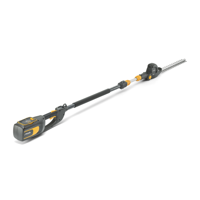 Stiga PH 700e 48v Cordless Long-Reach Hedgetrimmer - Main Image - Rear-Right View - Right Facing.