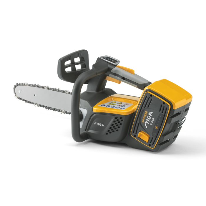Stiga PR 700e 48v Cordless Top-Handle Arborist’s Chainsaw - Main Image - Rear-Left View - Left Facing.