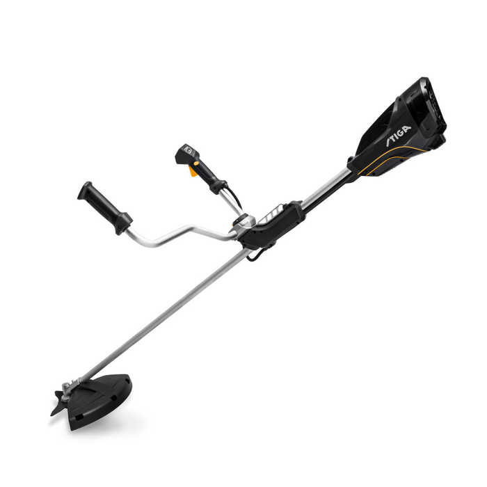 Stiga BC 900e B 48v Cordless Brushcutter with ‘Cowhorn’ Handle - Main Image - Left Facing.