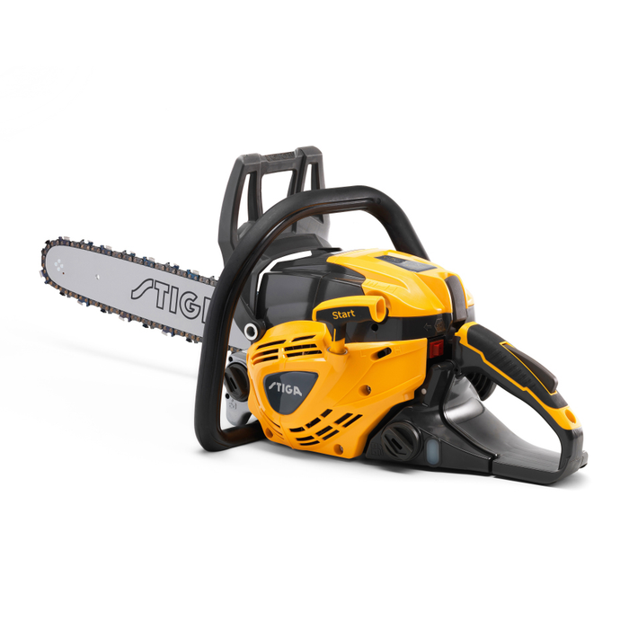 Stiga CS 545 Petrol Chainsaw - Main Image - Rear-Left View - Left Facing.