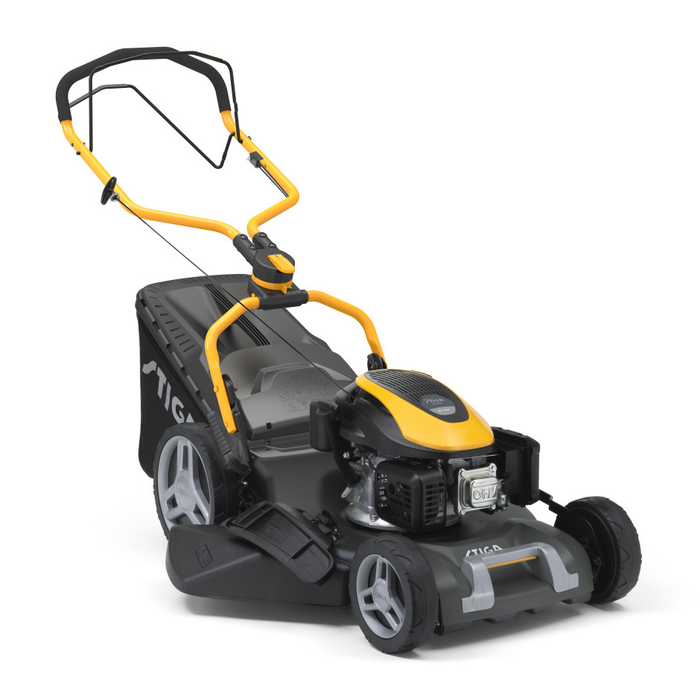 Stiga Combi 753 S 4-in-1 Self-Propelled Petrol Lawnmower - Main Image - Right Facing.