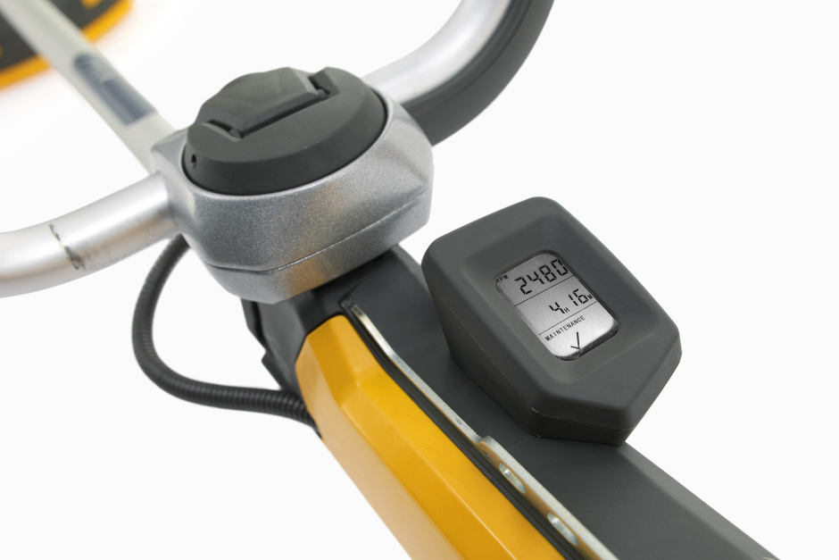 Stiga BC 750 B Petrol Brushcutter - Digital Display with Handlebar Adjustment Button.