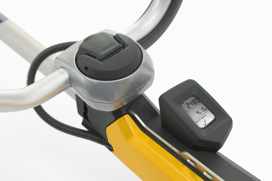 Stiga BC 760 B Petrol Brushcutter - Digital Display with Handlebar Adjustment Button.