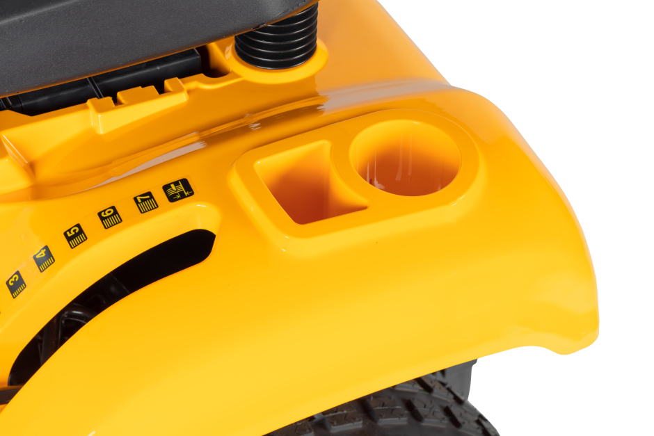 Stiga Tornado 398 - Cup Holder and Left-Side Seat Suspension Spring.