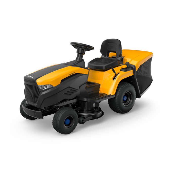 Stiga Estate 584e Battery-Powered Rear-Collect Lawn Tractor with Stepless Electronic Drive
