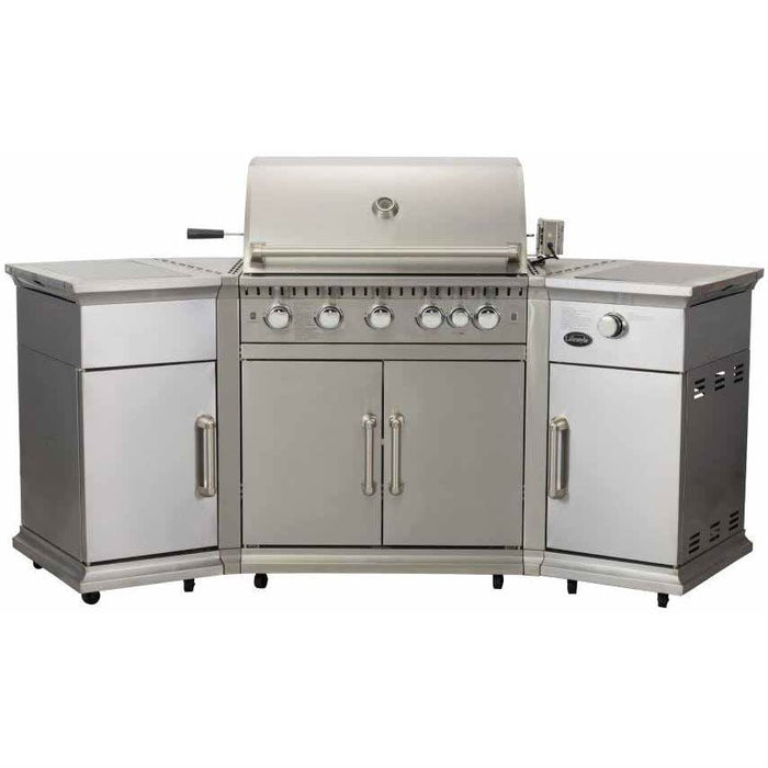Bahama Stainless-Steel Gas BBQ Island