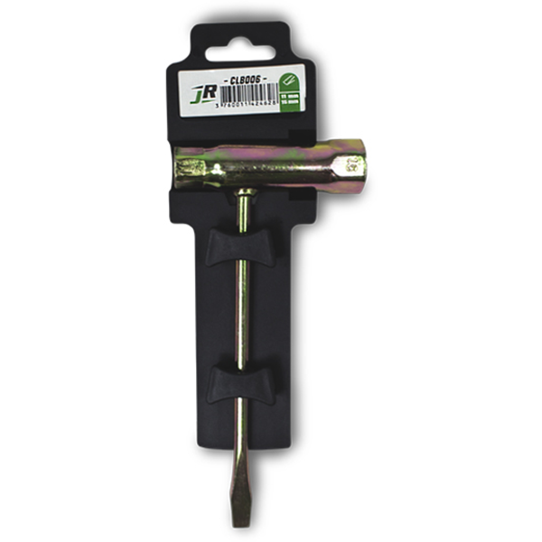 PLUG SPANNER FLAT SCREW DRIVER 11MM 16MM