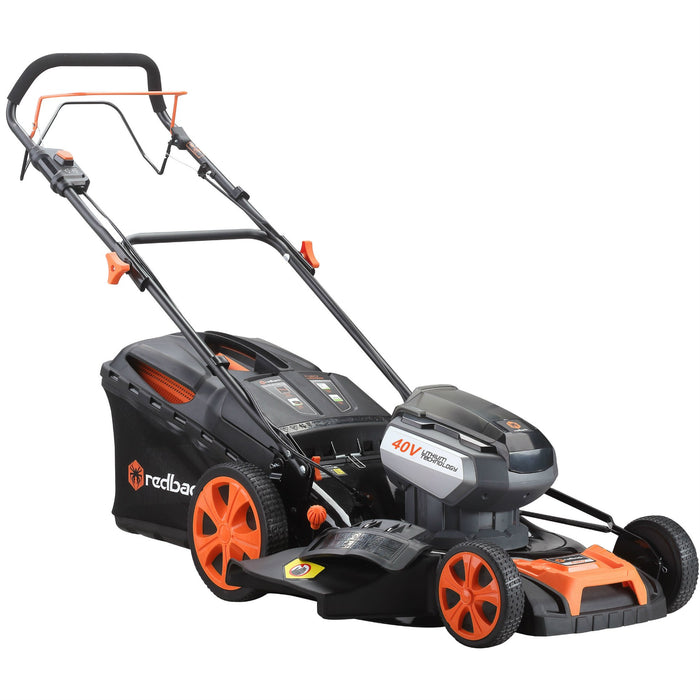 Redback 40v/46cm Self-Propelled Cordless Lawnmower | E146CVSET