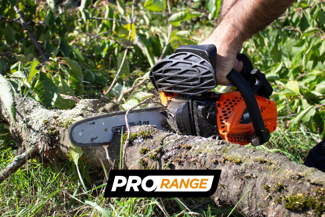 Feider PRO 25 Top-Handle Petrol Arborist's Chainsaw Kit (25cm Guide Bar)