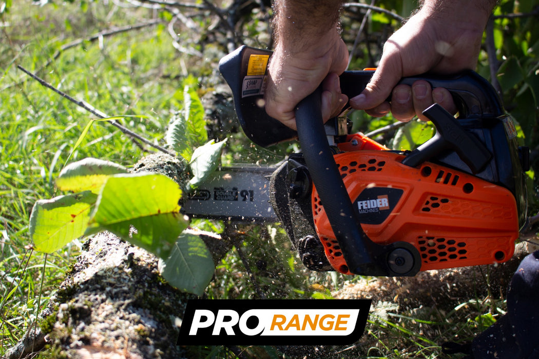 Feider PRO 25 Top-Handle Petrol Arborist's Chainsaw Kit (25cm Guide Bar)