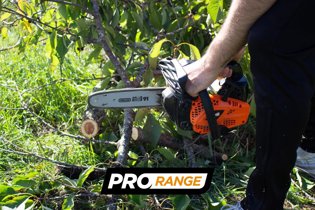 Feider PRO 25 Top-Handle Petrol Arborist's Chainsaw Kit (25cm Guide Bar)