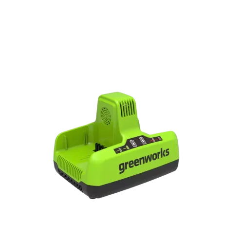 Greenworks 60v Twin-Port Battery Charger | G60X2UC6