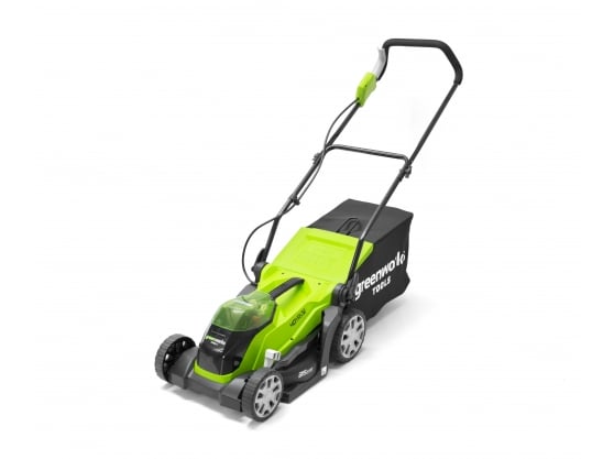 Greenworks G40LM41K2 40v/41cm Cordless Lawnmower (Inc. 2Ah Battery & Charger)