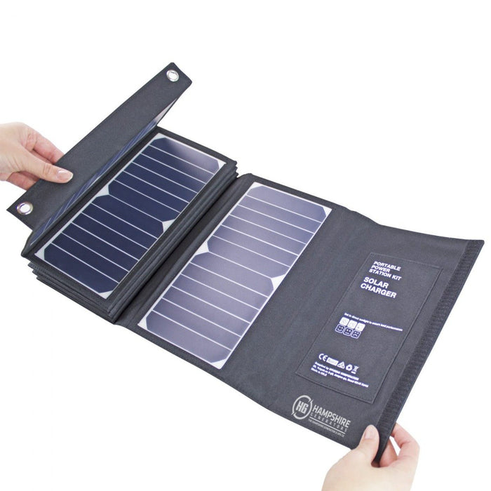 Hyundai 60w Portable Solar-Powered Charging Unit | H60
