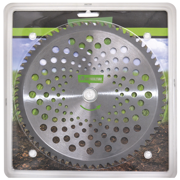 60-Tooth Metal Brushcutter-Blade - 25.5cm x 1.4mm - JR DDS015