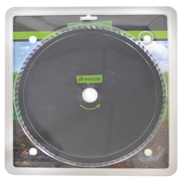 80 Tooth Metal Brushcutter-Blade - 25.5cm x 1.9mm - JR DDS016