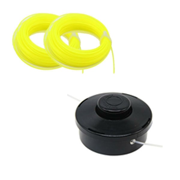 Twin-Line Tap & Go Cutter-Head for 30-35cc Brushcutters - Contains 2.4mm Round Line - JR TFN045