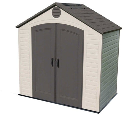 Lifetime 8x5 Heavy Duty Plastic Shed - NEW EDITION