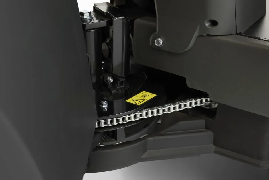 Stiga Park 500 - 50:50 Articulated-Steering Mechanism.