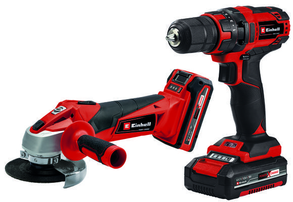 Einhell TC-CK 18 Li KIT 18v Cordless Drill/Angle Grinder Twin Pack | 4257238