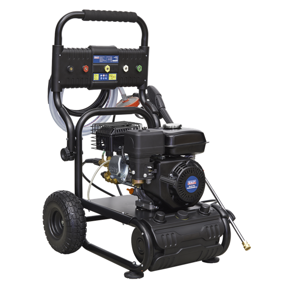 Sealey PWM2500SP Professional Self-Priming Petrol Pressure Washer | 220bar/450L/hr