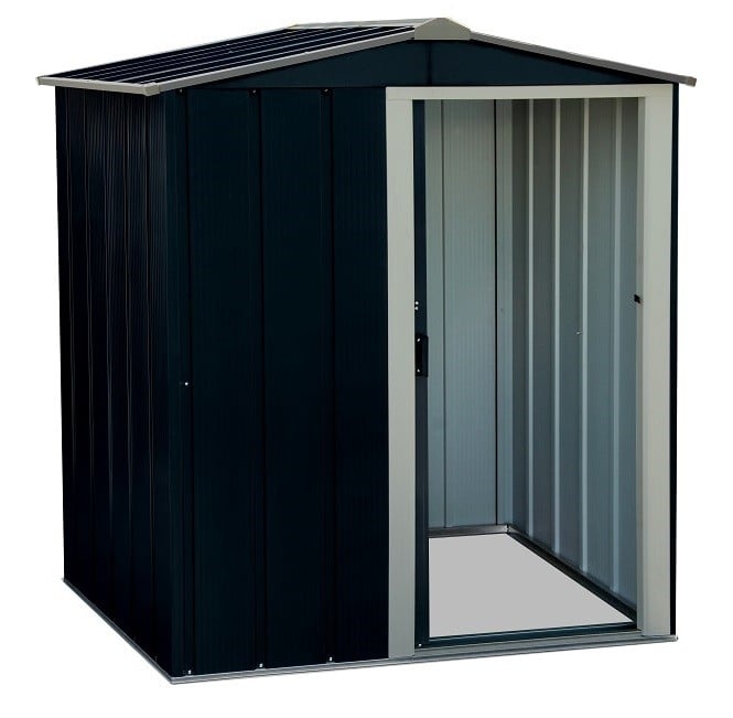 Sapphire 5x4 Metal Apex Anthracite Shed