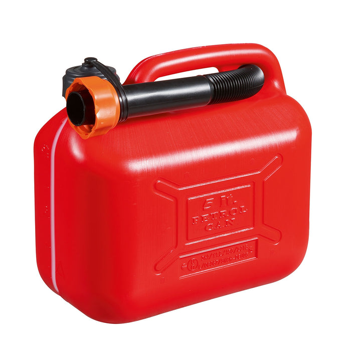 Oleo Mac 5 Litre Red Plastic Jerry Can for Fuel