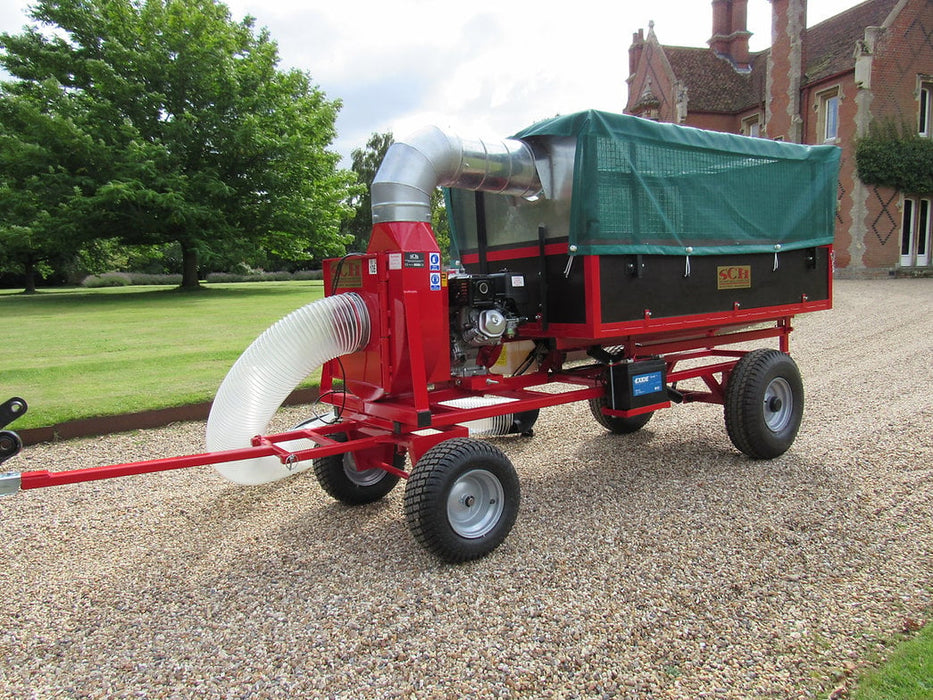SCH TPSU(2) Hydraulic Trailer Mounted Leaf Collection Unit (Tractor 2 Pipe)