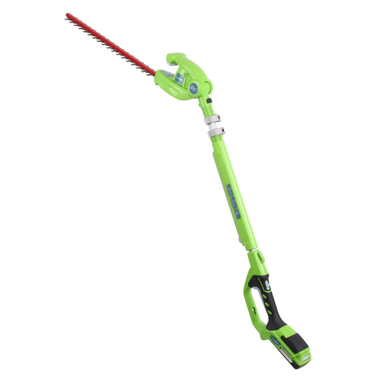 Greenworks 24v Long Reach Cordless Hedge Trimmer (2200207-A)