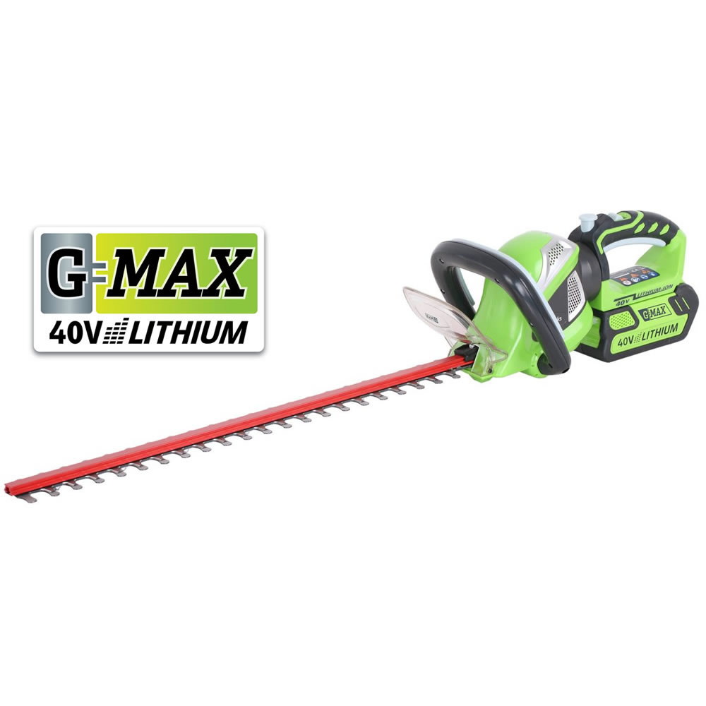 Greenworks G MAX 40v Cordless Hedgetrimmer with Twist Handle G40HT61 Tool Only