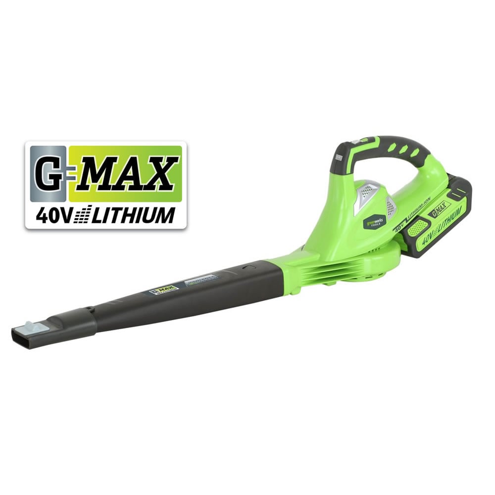 Greenworks G Max 40v Cordless Variable Speed Leaf Blower G40BL Tool Only