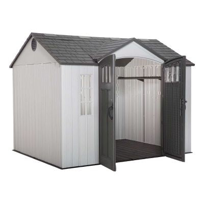 Lifetime 10x8 Heavy Duty Plastic Shed - Single Entrance NEW EDITION