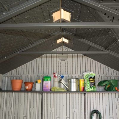 Lifetime 10x8 Heavy Duty Plastic Shed - Single Entrance NEW EDITION
