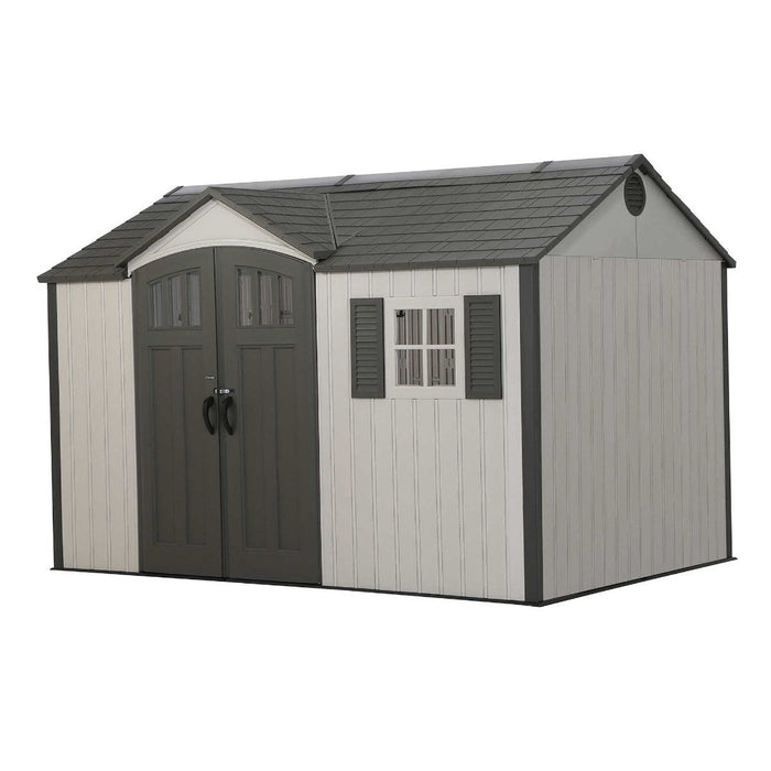 Lifetime 12.5' x 8' Heavy Duty Plastic Shed - NEW EDITION