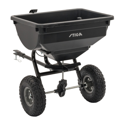 Stiga 38kg-Capacity Towed Broadcast Spreader | 13-0955-11 - Rear View.