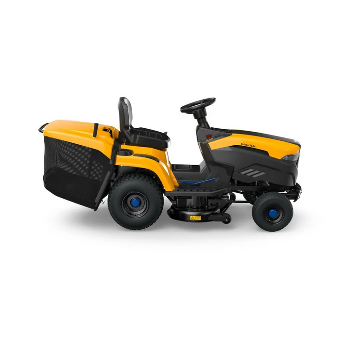 Stiga Estate 384e Battery-Powered Rear-Collect Lawn Tractor with Stepless Electronic Drive