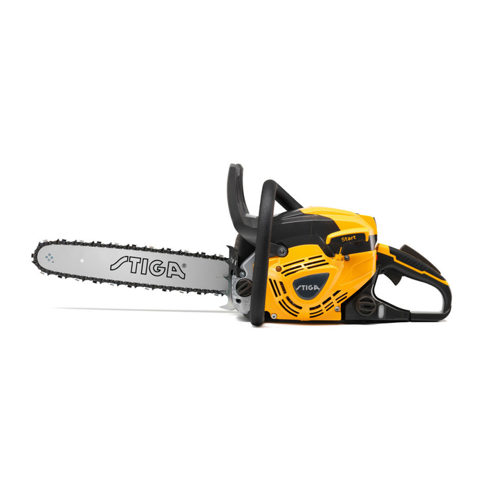 Stiga SP 466 Petrol Chainsaw - Main Image - Side View - Left Facing.