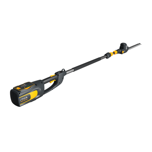 Stiga SPH 700 AE 48v Cordless Long-Reach Hedgetrimmer - Main Image - Rear-Right View - Right Facing.