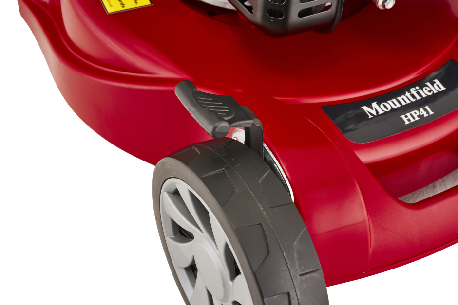 Mountfield HP41 Petrol Rotary Hand-Propelled Lawnmower (Special Offer) (Lawnmowers – Petrol Four Wheel Rotary Lawn Mowers)