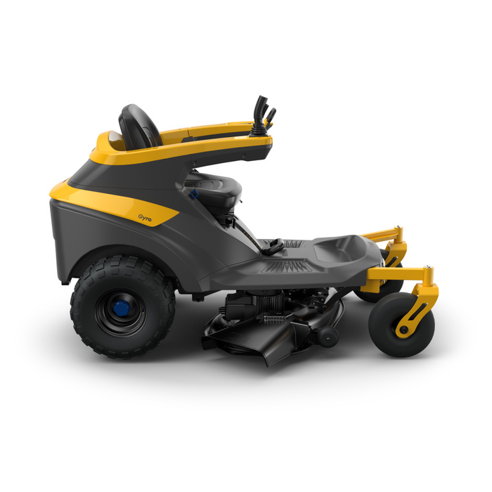 Stiga Gyro 700e ‘Drive-by-Wire’ Electric Battery-Powered Axial Ride-On Lawnmower - Main Image - Side View - Right Facing.