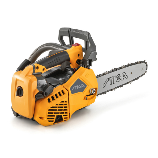 Stiga PR 730 Top-Handle Petrol Arborist’s Chainsaw with 3/8" Chain - Main Image - Right-Rear View - Right Facing.
