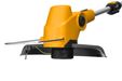 Stiga GT 100e KIT - Cutter-Head - Front View with Angle-Adjustment Button and Spool.