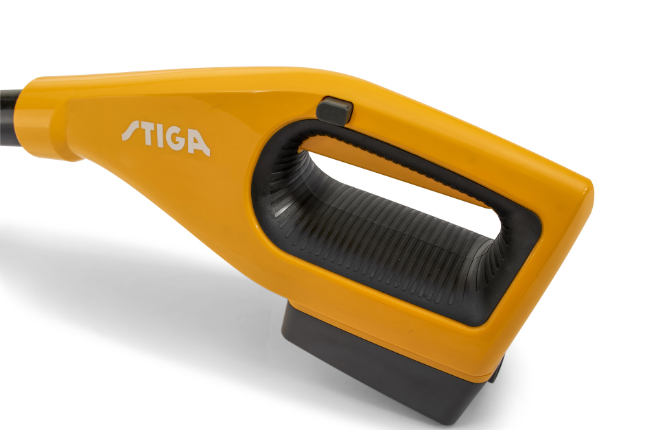 Stiga MT 100e KIT 20v Cordless Multi-Tool - Power Unit - Rear Handle with Stiga Logo.