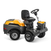 Stiga Park 500 WX 4WD V-Twin Front-Cut Ride-On Lawnmower - Main Image - Right Facing Without Cutter Deck. 