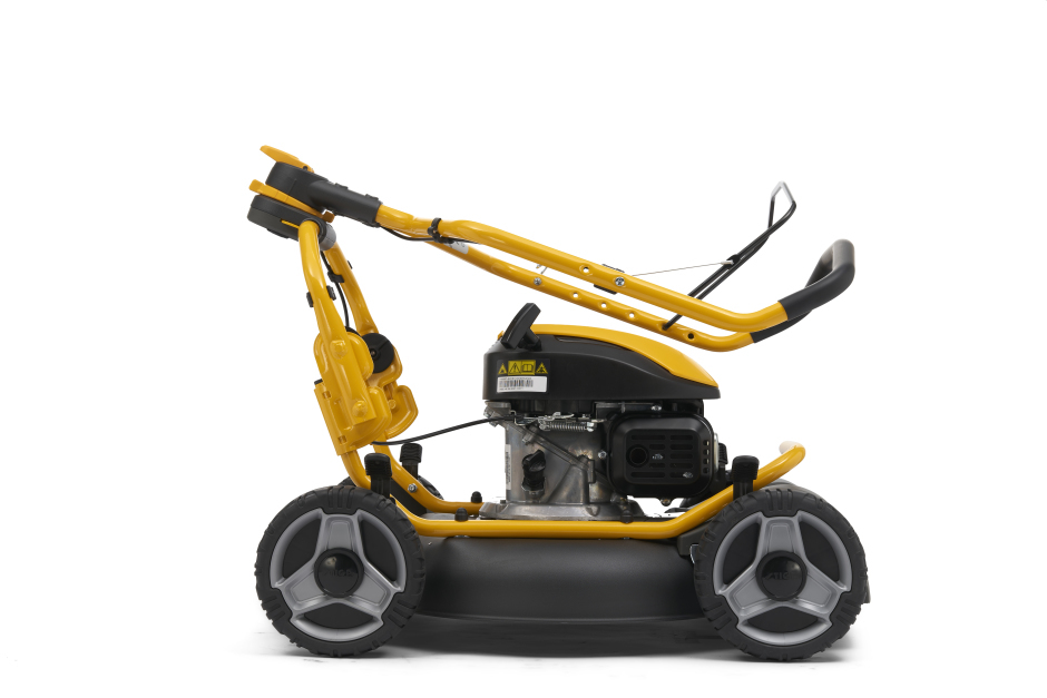Stiga Multiclip 550 - Side View - Right Facing with Handlebars Collapsed