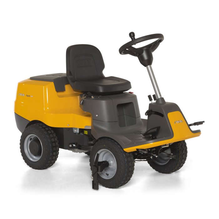 Stiga Park 300 M Front-Cut Ride-On Lawnmower - Main Image - Right Facing without Cutter Deck.