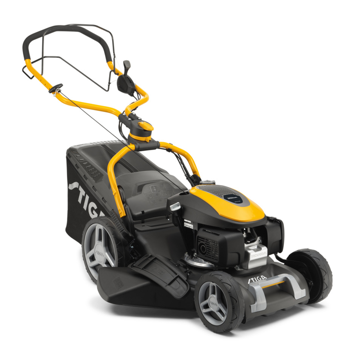 Stiga Combi 748 V 4-in-1 Variable-Speed Petrol Lawnmower - Main Image - Right Facing.